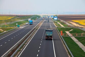 Verkehr auf einer Autobahn