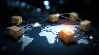 Goods are tracked globally