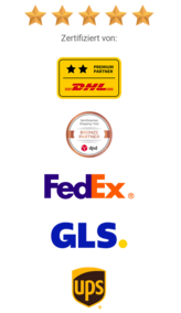 Carrier Connect Versand API mit Zertifizierung für DHL, FEDEX, GLS und UPS.