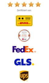 Carrier Connect Versand API mit Zertifizierung für DHL, FEDEX, GLS und UPS.
