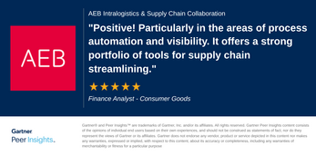 Gartner Peer Insights: Review Finance Analyst – Consumer Goods