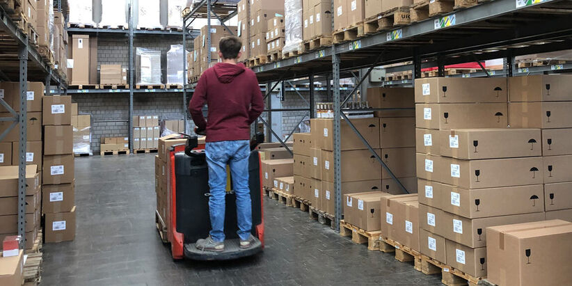 Lagerwegeoptimierung durch intelligente Einlagerung