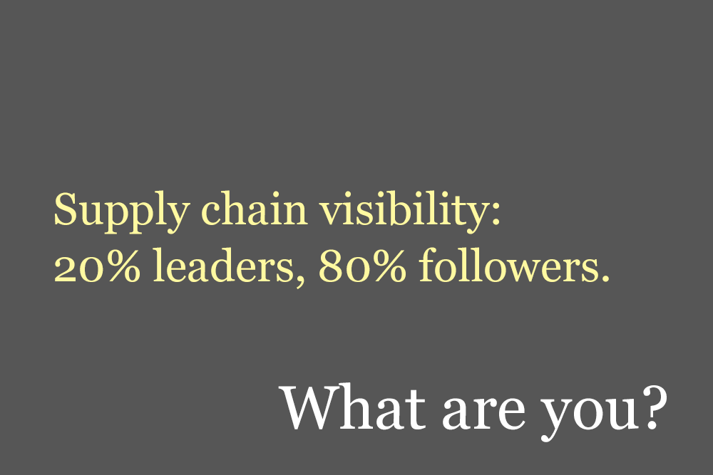 Supply chain visibility – why hesitation despite clear benefits?