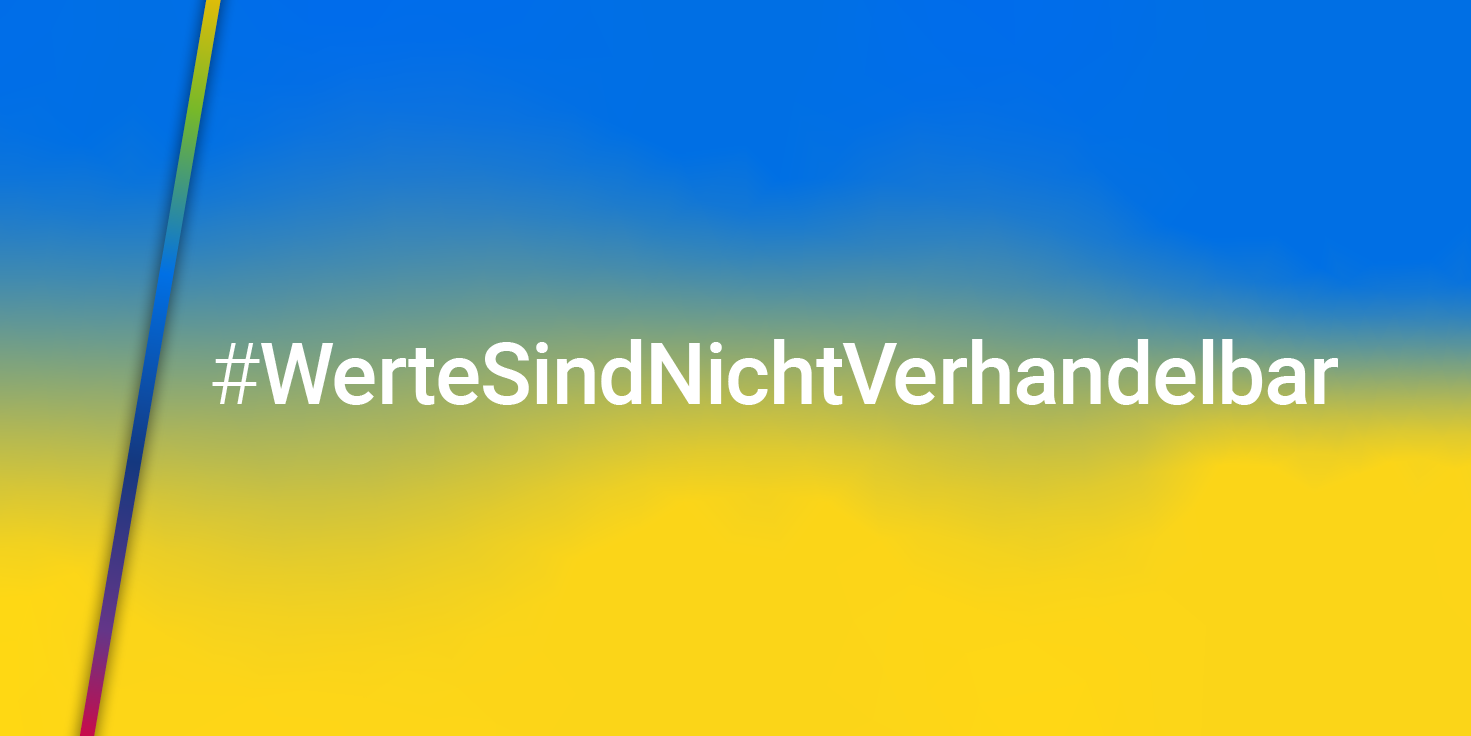 Gemeinsam für Freiheit und Werte einstehen