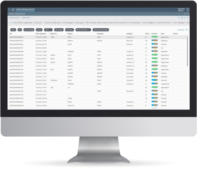 Customs Broker Integration: Export Broker Aufträge