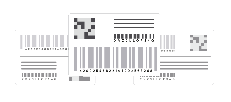 You have the option to personalize the layout of the label to your preferences within the carrier specifications.