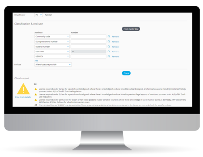 Complying with statutory provisions on end-use at all times