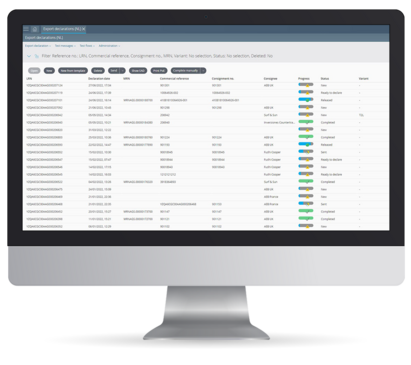 Export declarations from the Netherlands with Export Filing: DMS from AEB