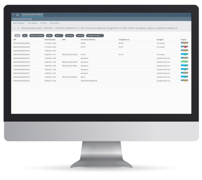 Export declarations from Denmark with Export Filing: SKAT from AEB