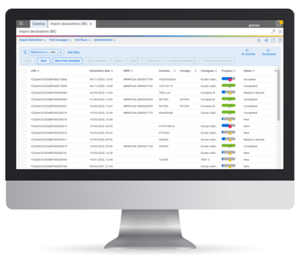 Import declarations in Belgium with Import Filing: IDMS from AEB