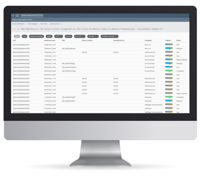 Import declarations in Switzerland with Import Filing: e-dec
