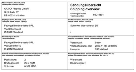 Alternativnachweis in der AEB Software für elektronische Gelangensbestätigung