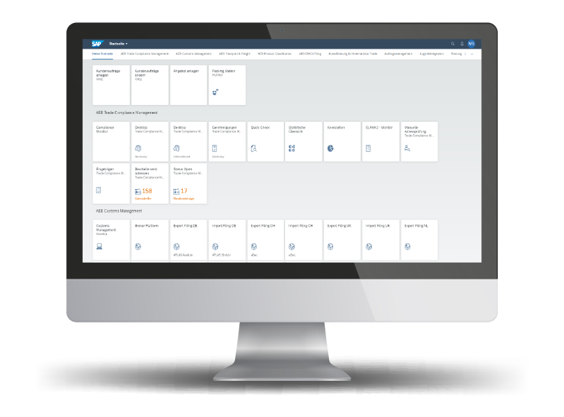 AEB plugins for SAP® IT integration