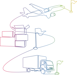 A functioning supply chain is essential for getting relief supplies to their destination.