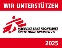 Wir unterstützen Ärzte ohne Grenzen e.V.