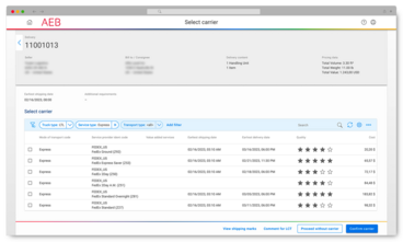 Smooth transport execution no matter the type: from label printing to customs clearance. Smooth transport execution no matter the type: from label printing to customs clearance.