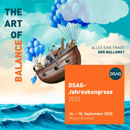 Titelbild DSAG-Jahreskongress 2025 in Bremen - vom 16.09 bis 18.09