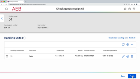 Streamlined inbound process