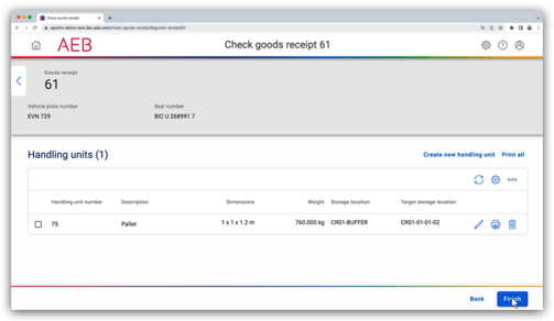 Cold Storage Warehouse Management Software: Rationalisierter Inbound-Prozess